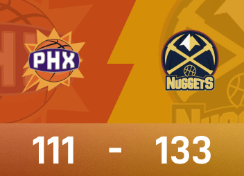 Relatório do jogo da NBA: Murray 23 pontos e 6 rebotes, Nuggets venceu o Suns por 133-111