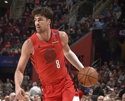 Avdija marcou 20 pontos no intervalo e 13 pontos no segundo quarto para liderar a reversão dos Trail Blazers.