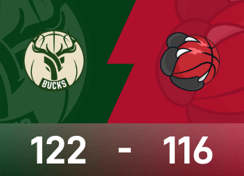 Relatório da NBA: Antetokounmpo 31 pontos, 20 rebotes e 7 assistências, Bucks venceu o Raptors por 122-116