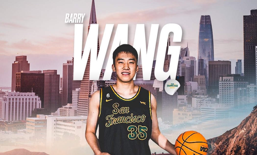 Universidade de São Francisco 80-70 Portland State University, Wang Junjie marcou 5 pontos em 1 de 5 gols
