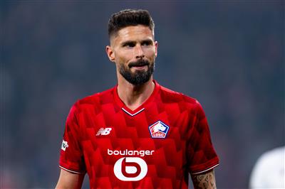 Técnico do Lille: Giroud e Edon Mbappe vão perder o jogo contra o Metz devido a lesões
