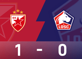 Relatório da Liga Europa: Arnautovic marcou de pênalti, Red Star Belgrade derrotou o Lille por 1-0
