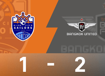 Relatório do jogo de segundo nível da Liga dos Campeões da AFC: Gassani e Aziq marcaram, Bangkok United 2-1 Lion City Mariners