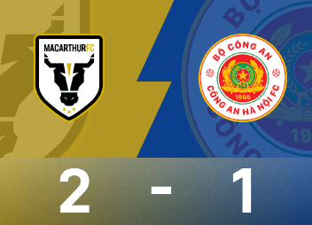 Relatório do jogo de segundo nível da Liga dos Campeões da AFC: Gerzan e Cáceres marcaram, MacArthur 2-1 Hanói