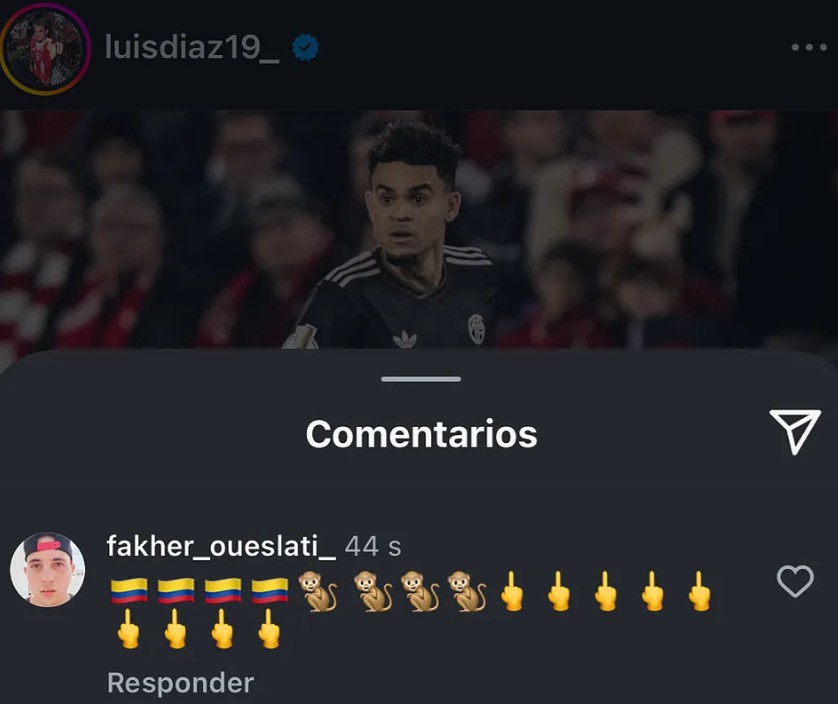 👀Depois que Achraf foi abordado na Liga dos Campeões, as redes sociais de Dias foram atacadas por discriminação racial