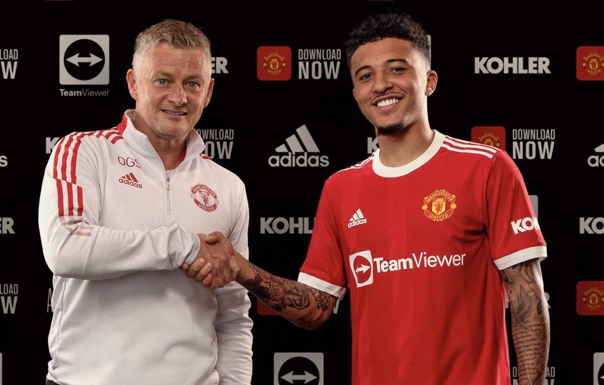 Solskjaer: Sancho saiu de férias antes de ingressar no Manchester United, depois sofreu uma infecção no ouvido e foi hospitalizado