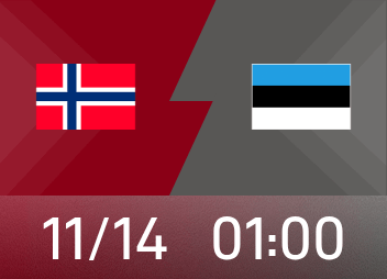 Antevisão da Copa do Mundo: Espera-se que a vitória da Noruega avance para a Copa do Mundo, e a Estônia enfrentará a batalha pela honra.