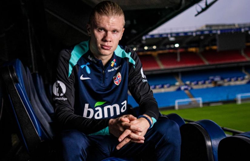 Haaland: Você pode ir longe se for você mesmo; Já sinto que o futebol norueguês está em alta