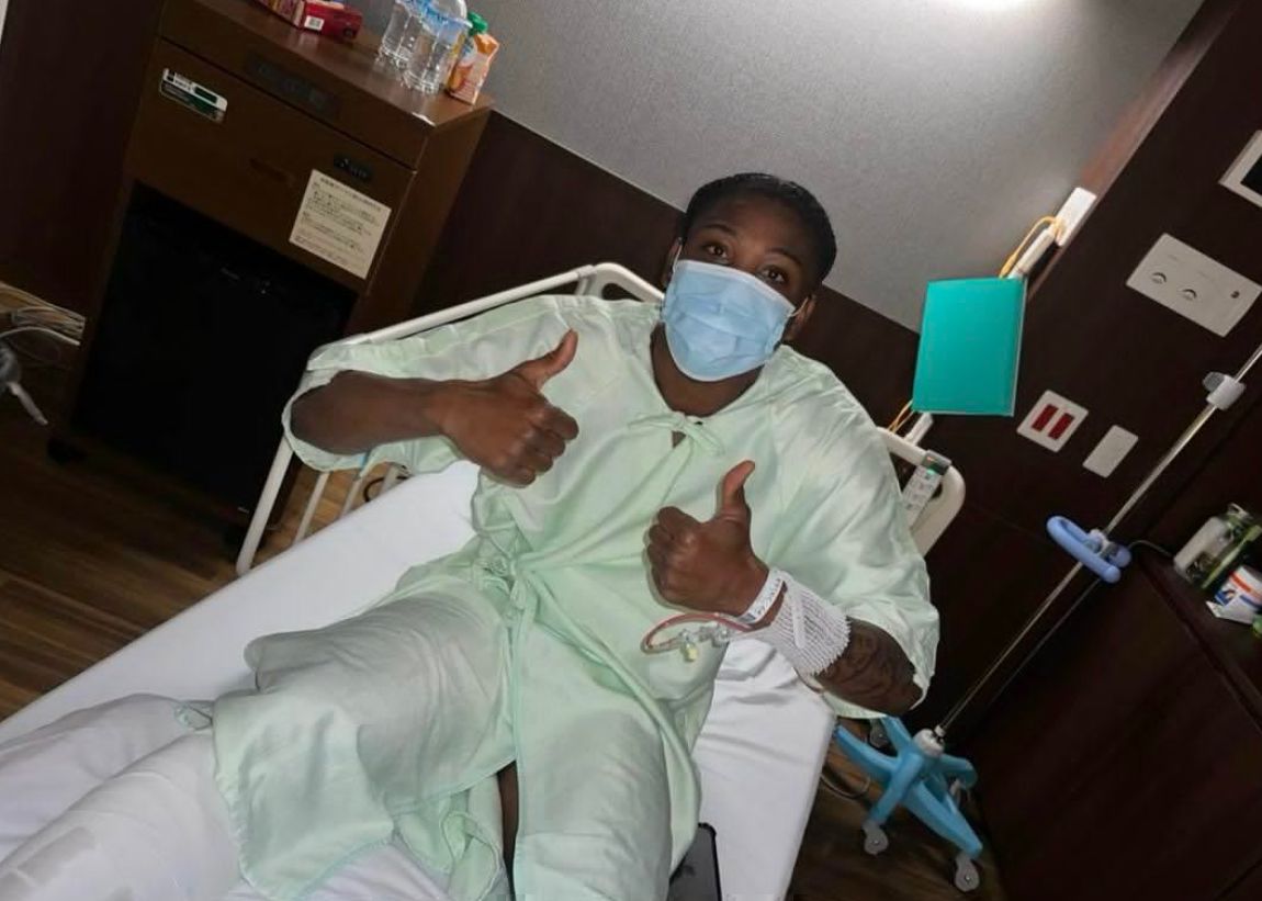 Oficial de Gana: Francisco, que ficou gravemente ferido contra o Japão, foi submetido a uma cirurgia e retornará à França para se recuperar.