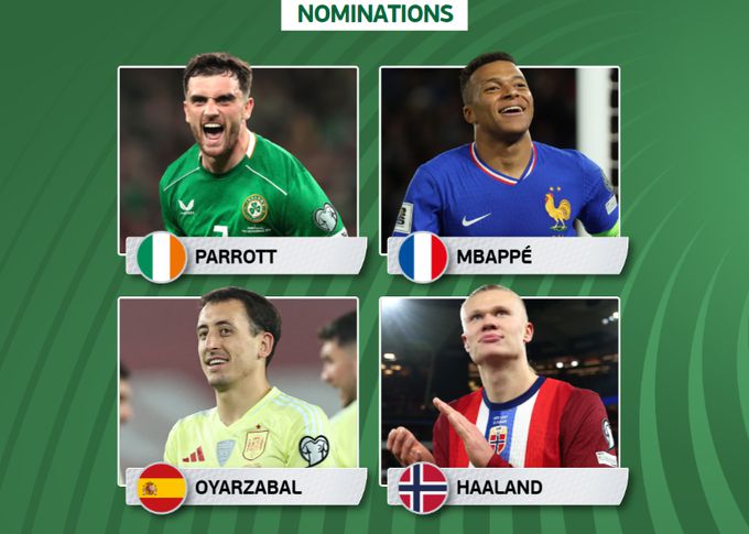 Indicações para melhor jogador da 9ª rodada das Eliminatórias Mundiais Europeias: Mbappe e Haaland estão na lista