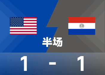 Intervalo do amistoso: Reina blitz, Als empata, EUA temporariamente 1-1 Paraguai