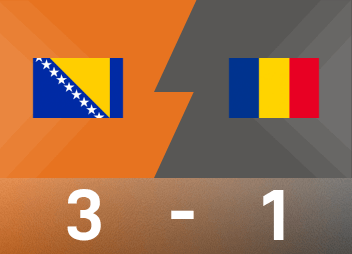 Relatório de prévia da Copa do Mundo: Tabakovic vence, Bósnia e Herzegovina venceu a Romênia, reduzida a dez jogadores, por 3-1