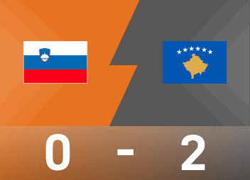 Relatório de prévia da Copa do Mundo: Kanikanik marca um gol contra chocante, Kosovo 2 a 0 Eslovênia, com dez jogadores