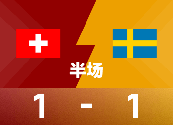 Intervalo preliminar da Europa Mundial: Embolo marca, Nygren empata, Suíça temporariamente 1-1 Suécia